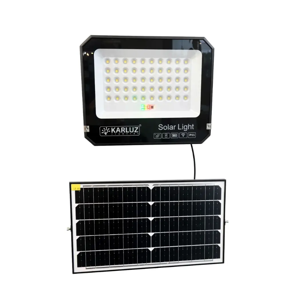 REFLECTOR LED SOLAR 200W BCO + PANEL