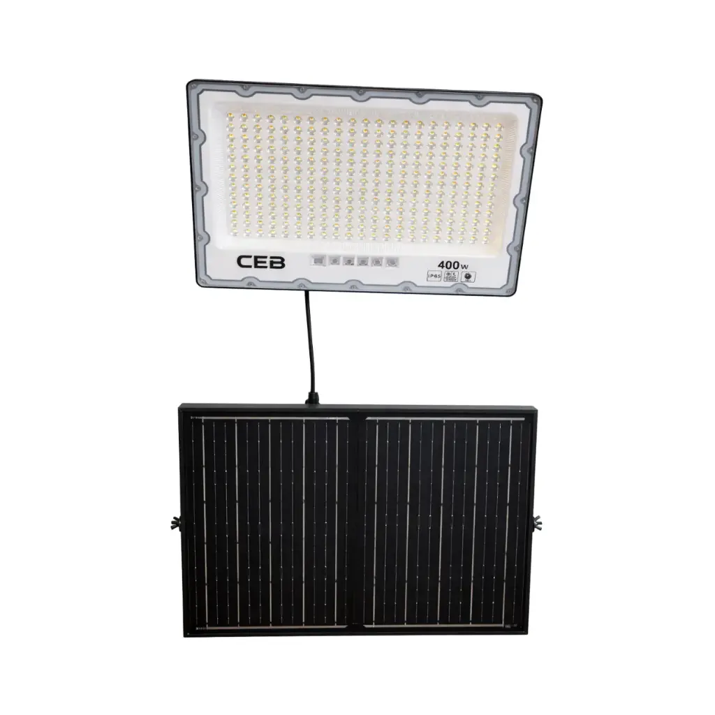 [14-214] REFLECTOR LED SOLAR 400W BCO + PANEL